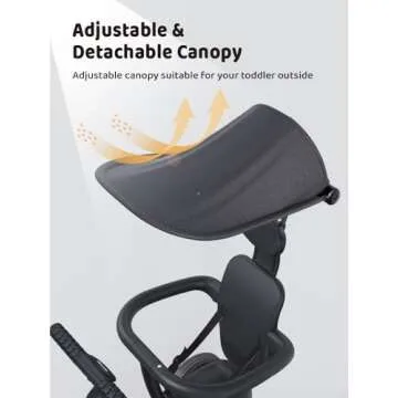 newyoo Tricycle for Toddlers 1-3, 6 in 1 Dynamic Ride