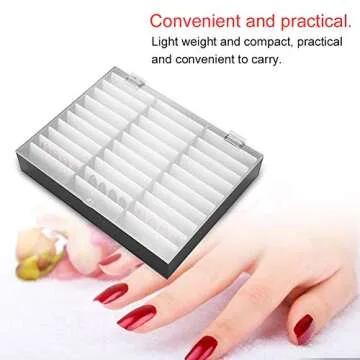 Nail Storage Box for Easy Organization and Display