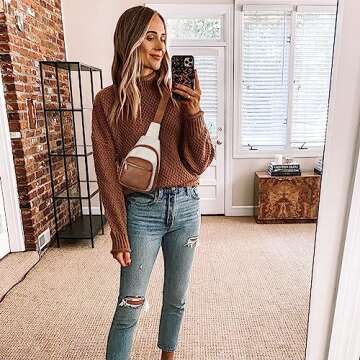 CLUCI Small Sling Bag for Women - Trendy Crossbody Fanny Pack