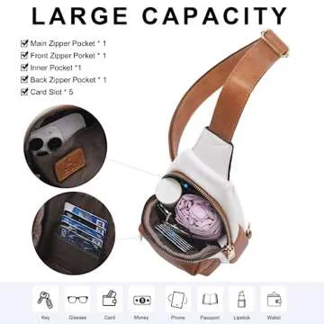 CLUCI Small Sling Bag for Women - Trendy Crossbody Fanny Pack