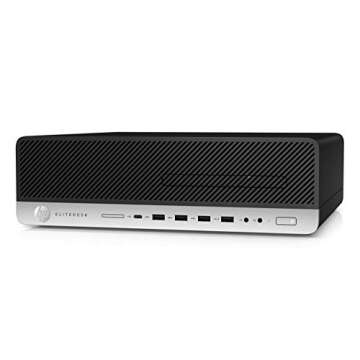 HP EliteDesk 800 G3 Small Form Factor PC, Intel Core Quad i5 6500 up to 3.6 GHz, 32GB DDR4, 2TB+512GB SSD, WiFi, VGA, DP, Win 10 Pro 64-Multi-Language Support English/Spanish/French (Renewed)