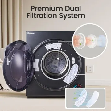 Kaelara Portable 3.5 cu.ft Dryer - Compact & Efficient