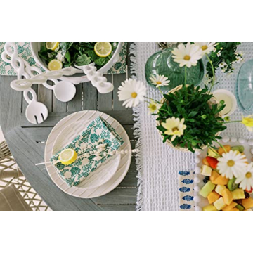 Mud Pie Twisted Wood Server Set - Elegant Kitchen Utensils