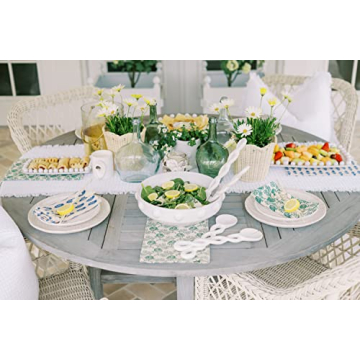 Mud Pie Twisted Wood Server Set - Elegant Kitchen Utensils