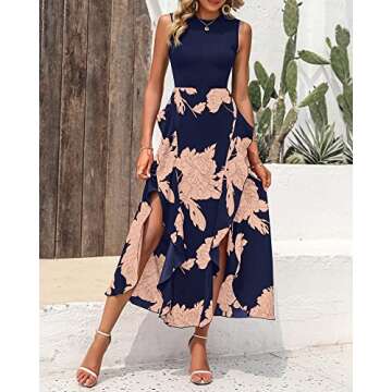 Stylish BTFBM Casual Sleeveless Summer Dress for Women