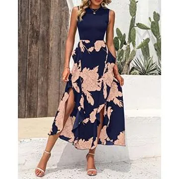 Stylish BTFBM Casual Sleeveless Summer Dress for Women
