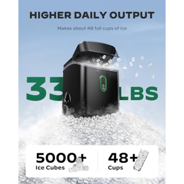 Nugget Ice Maker - Soft Chewable Ice Machine