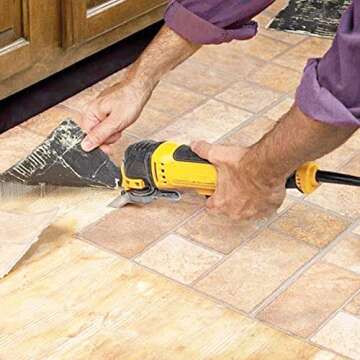 Oscillating Tool Scraper Blades Set, Include Oscillating Rigid Scraper Blade 10pcs, Flexible Multitool Scraper Blades 2pcs, Universal Fit Oscillating Multitool Scraper Blades for carpet tile adhesives