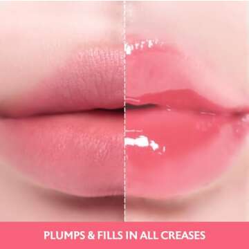 MILKTOUCH Jelly Lip Glow Tint - Hydrating Lip Gloss with Long-Lasting Moisture, Lip Stain, Lightweight, Radiant Shine, Perfect for Daily Use, Valentines Gifts, Korean Lip Oil (02 Peach on Top)