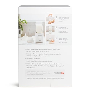 Munchkin 98° Digital Bottle Warmer for Convenient Feeding