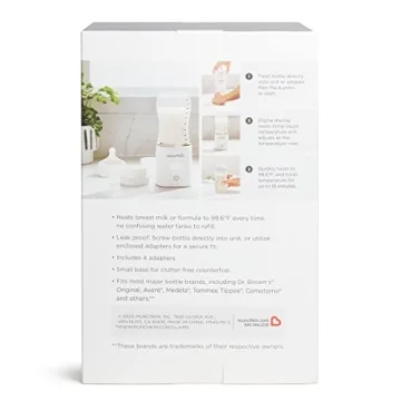 Munchkin 98° Digital Bottle Warmer for Convenient Feeding