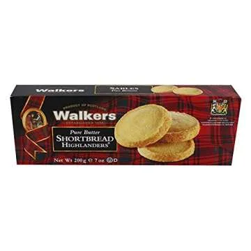 Walker's Shortbread Highlanders, All-Butter Shortbread Cookies, 7 Oz Box