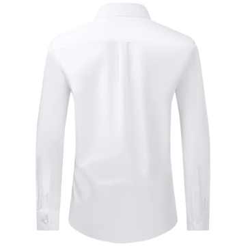 Alimens & Gentle Men's Stain Shield Dress Shirt  - White