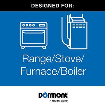 Dormont Supr-Safe Gas Appliance Connector Kit - Reliable 5/8 In. OD for Safe Installations