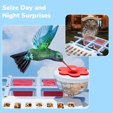 Twesync Bird Feeder with Camera, 2K HD Bird Video Capture, 5000mAh Battery with Solar Panel, Instant Arrival Alerts, Live View, AI Bird Species Identification, Perfect for Bird Lovers