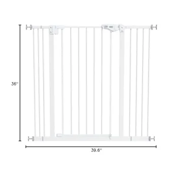 InnoTruth Extra-Tall Baby Gate for Safe Doorways and Stairs