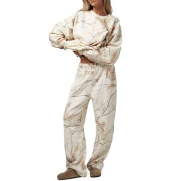 Stylish 2 Piece Sweatsuit Set for Women - Comfy & Cute