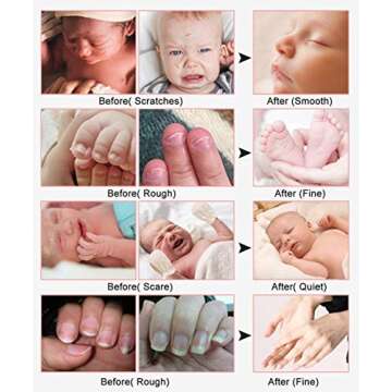 Baby Nail File Electric, Nail Trimmer for Baby with Light, 10 Replacement Pads and 4 Speed Control Modes for Newborn Infant Toddler Kids Women Adult Toes and Fingernails - Baby Nail Kit