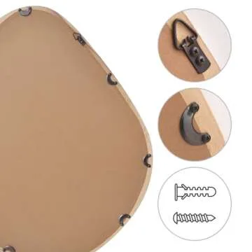 sawsile Irregular Wall Mirror - Modern Organic Design
