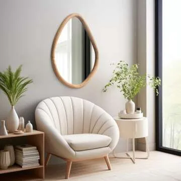 sawsile Irregular Wall Mirror - Modern Organic Design