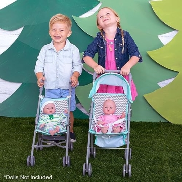 Adora Zig Zag Baby Doll Stroller - Perfect for Toddlers