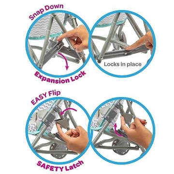 Adora Zig Zag Baby Doll Stroller - Perfect for Toddlers