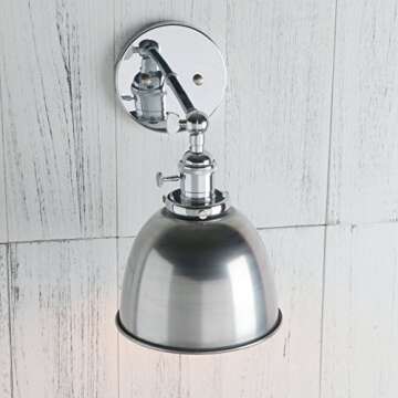 PERMO Vintage Industrial Wall Sconce Lighting Fixture