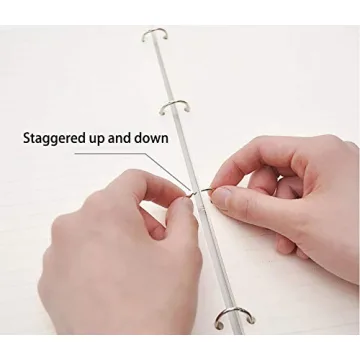 1-Inch Loose Leaf Binder Rings for Classroom Organization