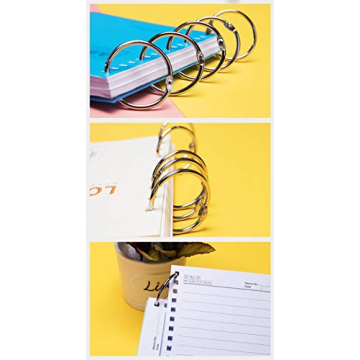 1-Inch Loose Leaf Binder Rings for Classroom Organization
