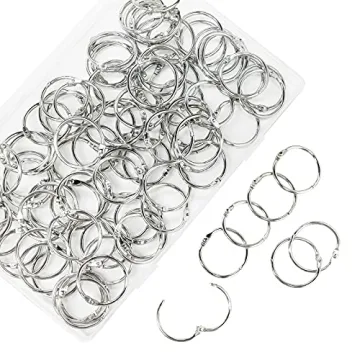 1-Inch Loose Leaf Binder Rings for Classroom Organization