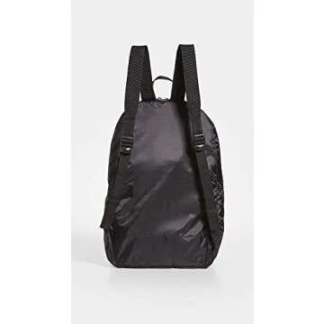 Herschel Packable Casual Daypack, Black/Black, 17.75" x 12.5", 24.5L