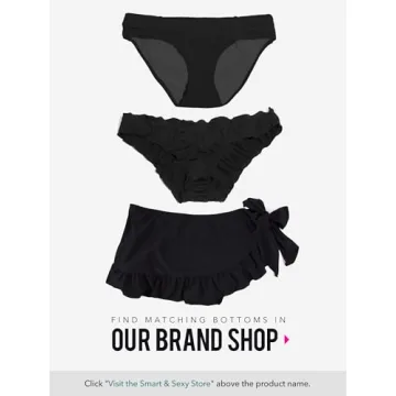 Smart & Sexy Plus-size Long Lined Underwire Bikini Top