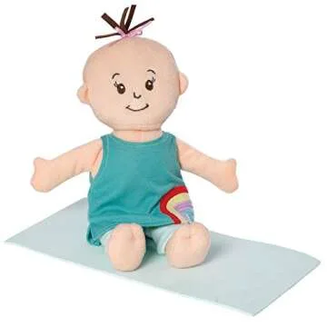 Wee Baby Stella 12" Soft Baby Doll Yoga Set - Perfect Gift