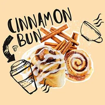 Coffee Over Cardio Messy Bun Cinnamon Bun Flavored Ground Coffee, High-Grade Aribian Light Roast Coffee Grounds (12 oz)