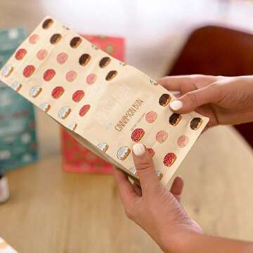 Coffee Over Cardio Messy Bun Cinnamon Bun Flavored Ground Coffee, High-Grade Aribian Light Roast Coffee Grounds (12 oz)