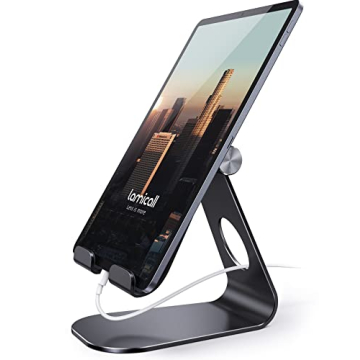 Lamicall Tablet Stand Adjustable, Tablet Holder : Desktop Tablet Accessories Holder Dock Compatible ...