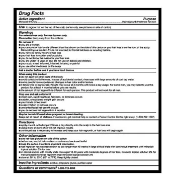 Kirkland Minoxidil 5% Hair Loss Regrowth Treatment - 6 Months Supply