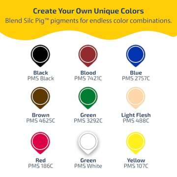 Smooth-On Silc Pig™ Color Pigments for Silicone, 9-Pack Sampler