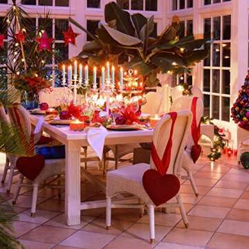 Raycare 12 Pcs LED Flameless Taper Candles, NO Remote, Hanging Floating Candles, Battery Operated Ca...