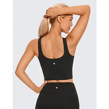 CRZ Yoga Butterluxe High Neck Sports Bra for Women