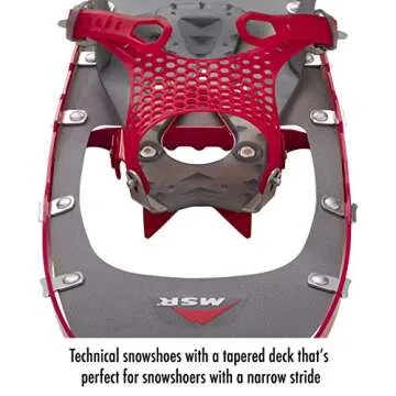 MSR Lightning Ascent Women's Backcountry & Mountaineering Snowshoes with Paragon Bindings, 22 Inch P...