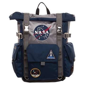 Bioworld NASA Roll-Top Backpack for Any Space Enthusiast