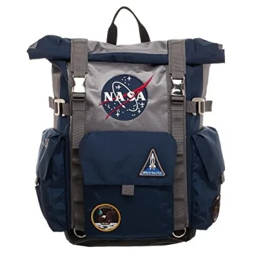 Bioworld NASA Roll-Top Backpack for Any Space Enthusiast