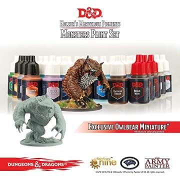 Dungeons and Dragons Official Paint Line Monsters Paint Set