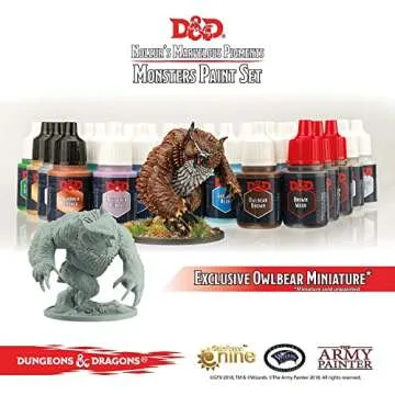 Dungeons and Dragons Official Paint Line Monsters Paint Set