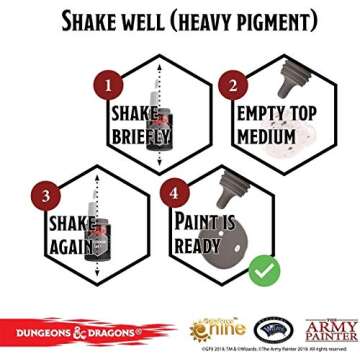 Dungeons and Dragons Official Paint Line Monsters Paint Set