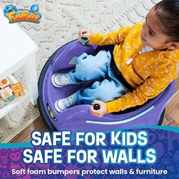 Flybar FunPark Bumper Car for Toddlers | Safe & Fun