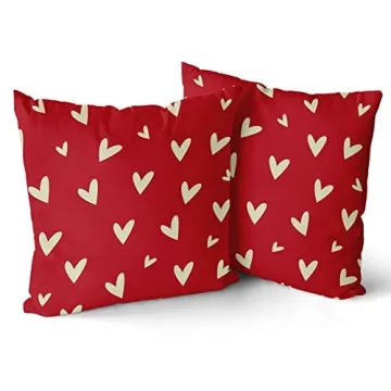 High-Quality Valentine's Day Pillow Covers Set of 2