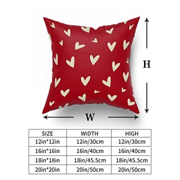 High-Quality Valentine's Day Pillow Covers Set of 2