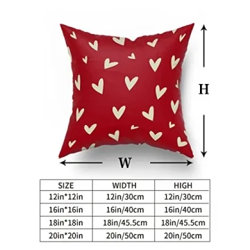 High-Quality Valentine's Day Pillow Covers Set of 2